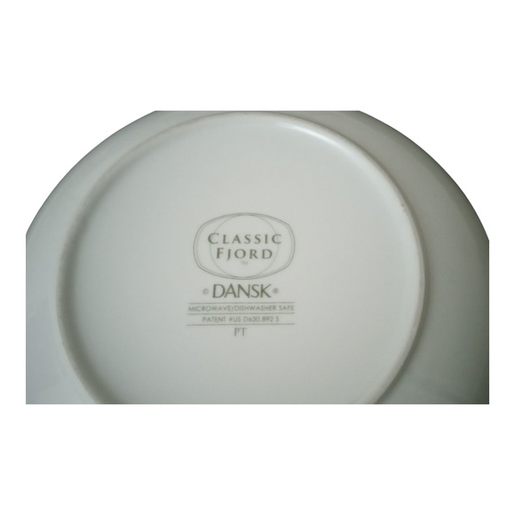 Dansk Classic Fjord White Salad Plates Set of 2 - Picture 6 of 6